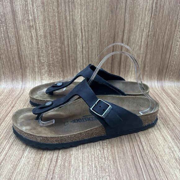 Birkenstock Gizeh Regular Fit BLACK - US Women’s Size 10 / EUR 41 Sandals - Picture 3 of 8